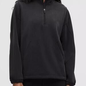 Lululemon softstreme Black Lululemon quarter zip sweatshirt #lululemon